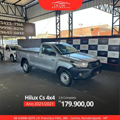 TOYOTA HILUX 2.8 D-4D TURBO DIESEL CS 4X4 MANUAL